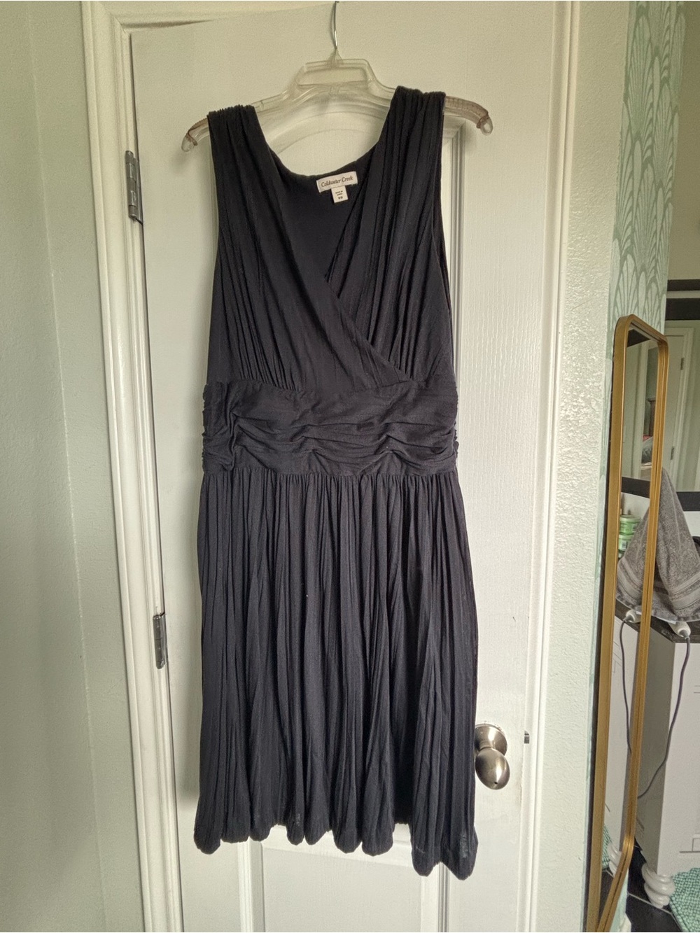 Coldwater Creek Casual Sleeveless Black Dress